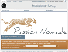 Tablet Screenshot of passion-nomade.com